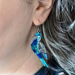 A Budgie Named Chirp Drop Earrings^Erstwilder Best