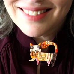 A Cat Named Purr Brooch^Erstwilder Best