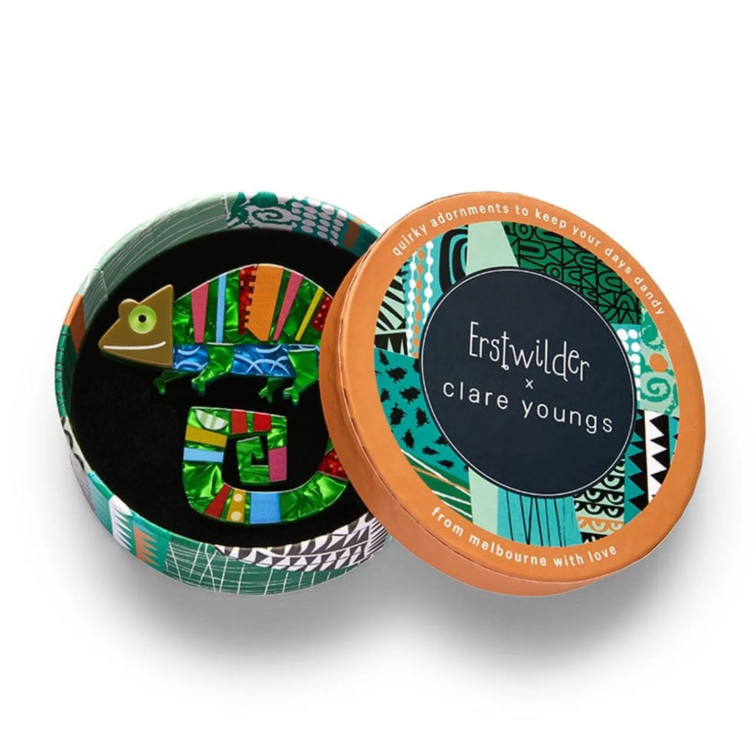 A Chameleon Named Pop Brooch^Erstwilder Best