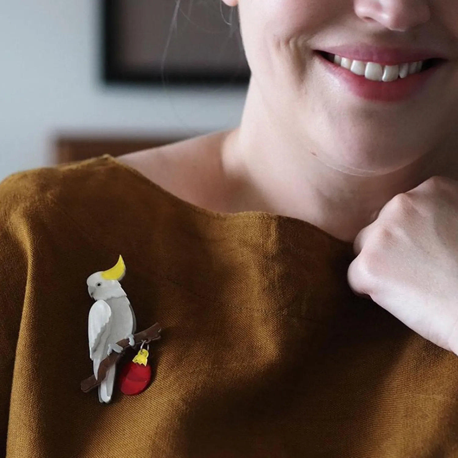 A Chatty Christmas Brooch^Erstwilder Discount