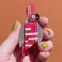 A Cockatoo Named Squawk Brooch^Erstwilder