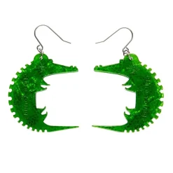 A Crocodile Named Growl Drop Earrings^Erstwilder Best
