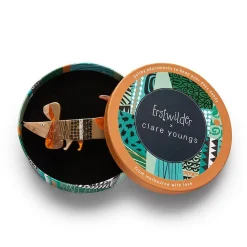 A Dachshund Named Bark Hair Clip Barrette^Erstwilder Clearance