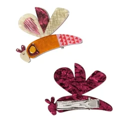 A Dragonfly Named Buzz Hair Clips Set - 2 Piece^Erstwilder Online