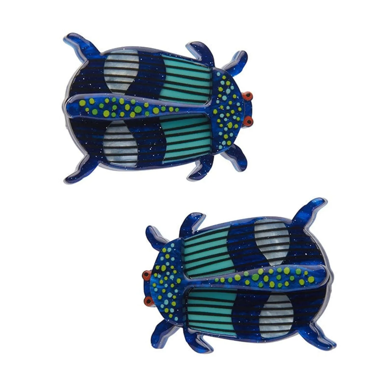 A Jewel Among Beetles Hair Clips Set - 2 Piece^Erstwilder Discount