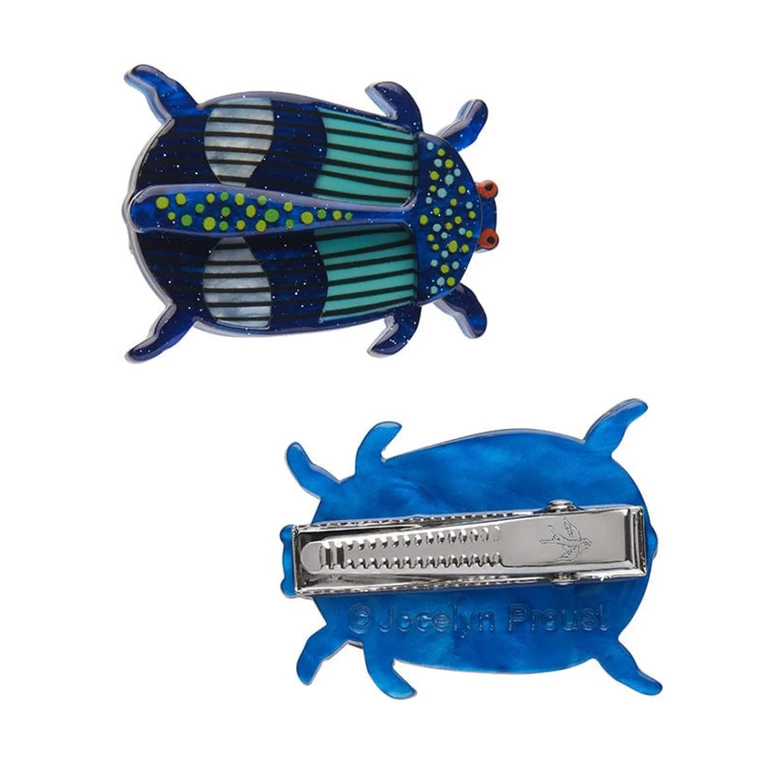 A Jewel Among Beetles Hair Clips Set - 2 Piece^Erstwilder Discount