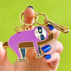 A Little Sluggish Enamel Key Ring^Erstwilder Outlet