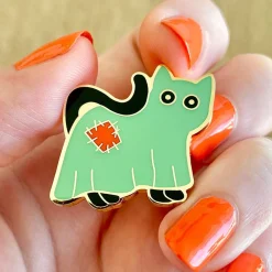 A Most Ghostly Kitty Enamel Pin^Erstwilder Outlet