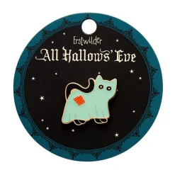 A Most Ghostly Kitty Enamel Pin^Erstwilder Outlet