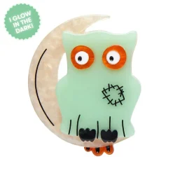 A Most Ghostly Owl Brooch^Erstwilder Outlet