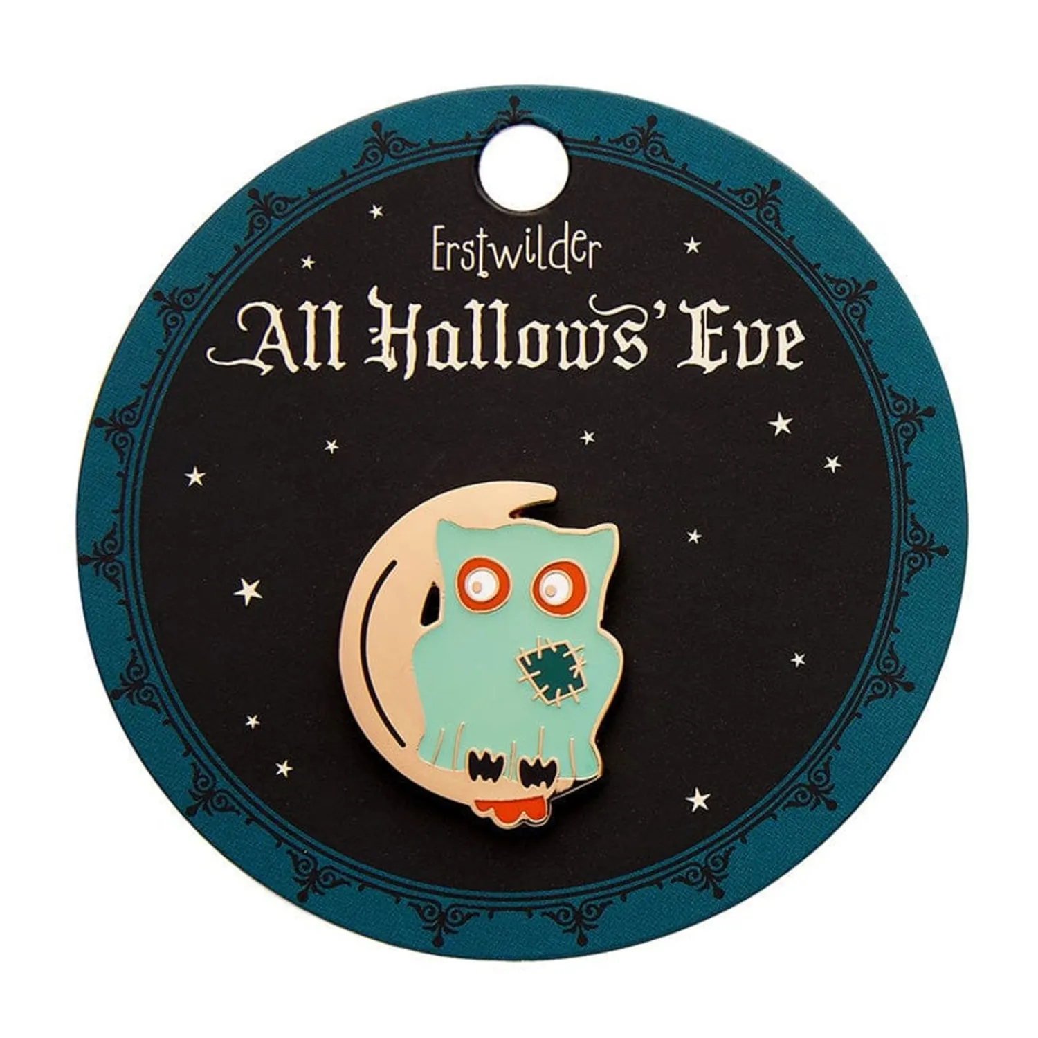 A Most Ghostly Owl Enamel Pin^Erstwilder