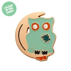 A Most Ghostly Owl Enamel Pin^Erstwilder