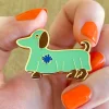 A Most Ghostly Pooch Enamel Pin^Erstwilder New