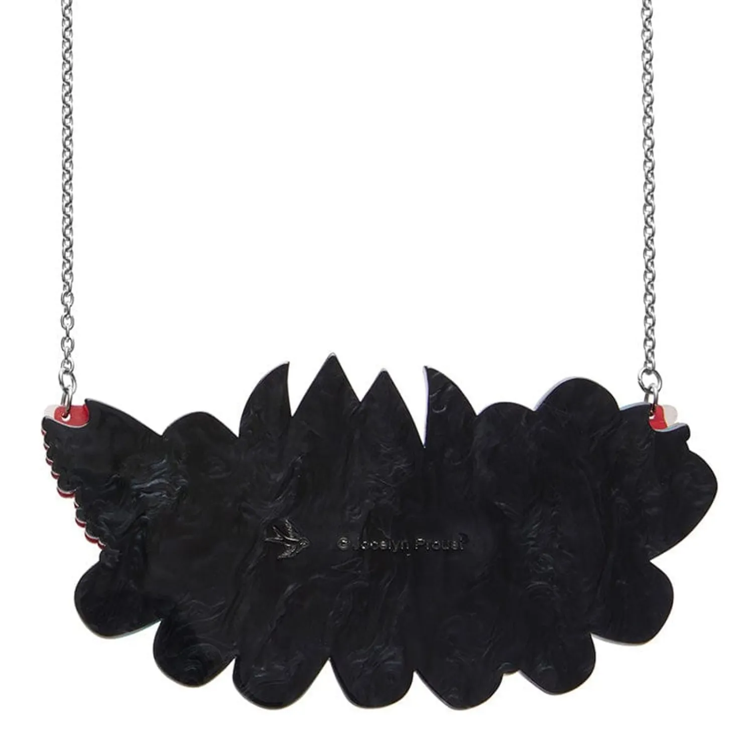 A Moth Amongst The Desert Peas Necklace^Erstwilder Hot