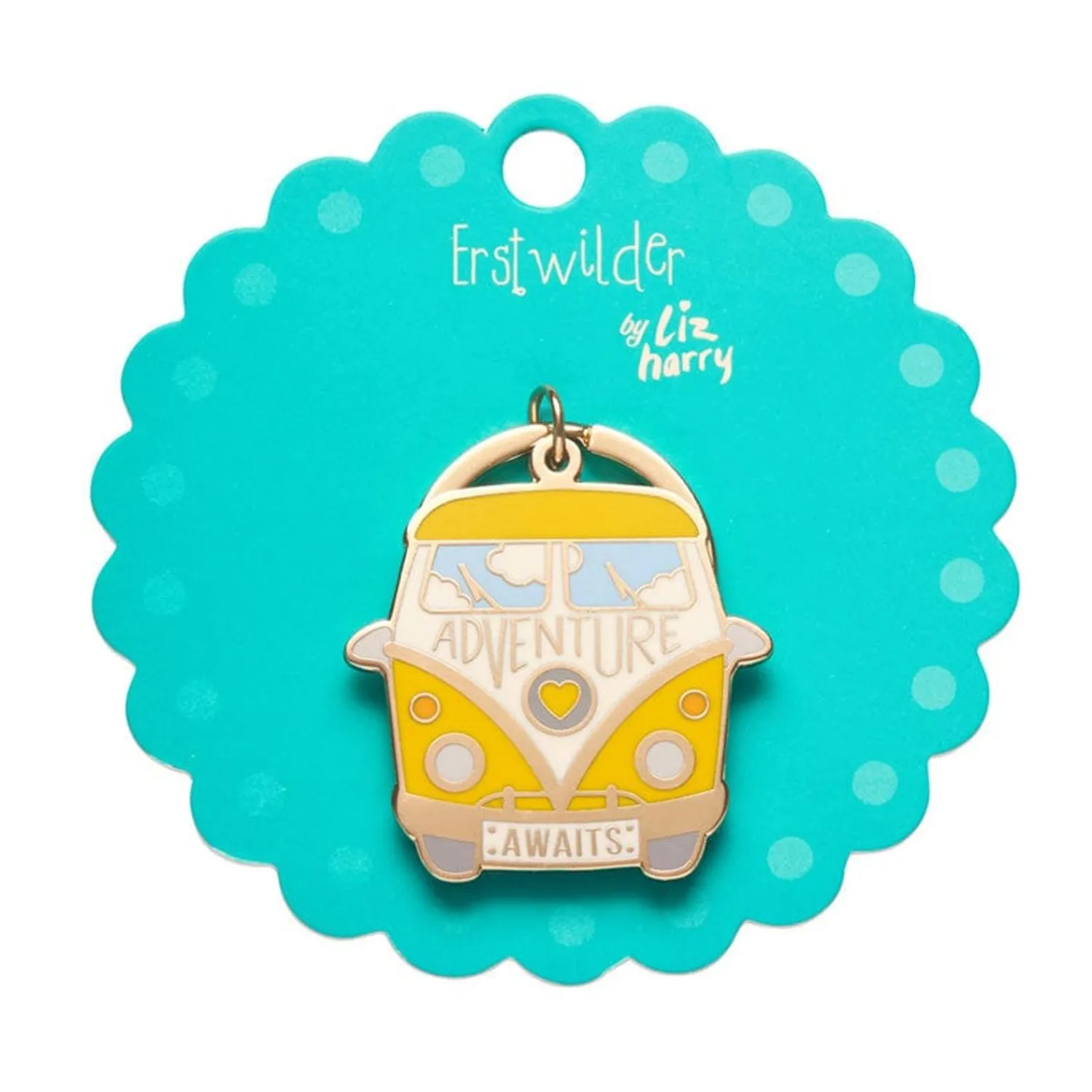 Adventure Awaits Enamel Key Charm^Erstwilder
