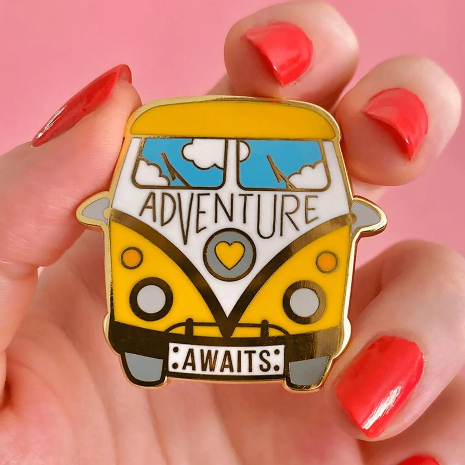 Adventure Awaits Enamel Pin^Erstwilder New