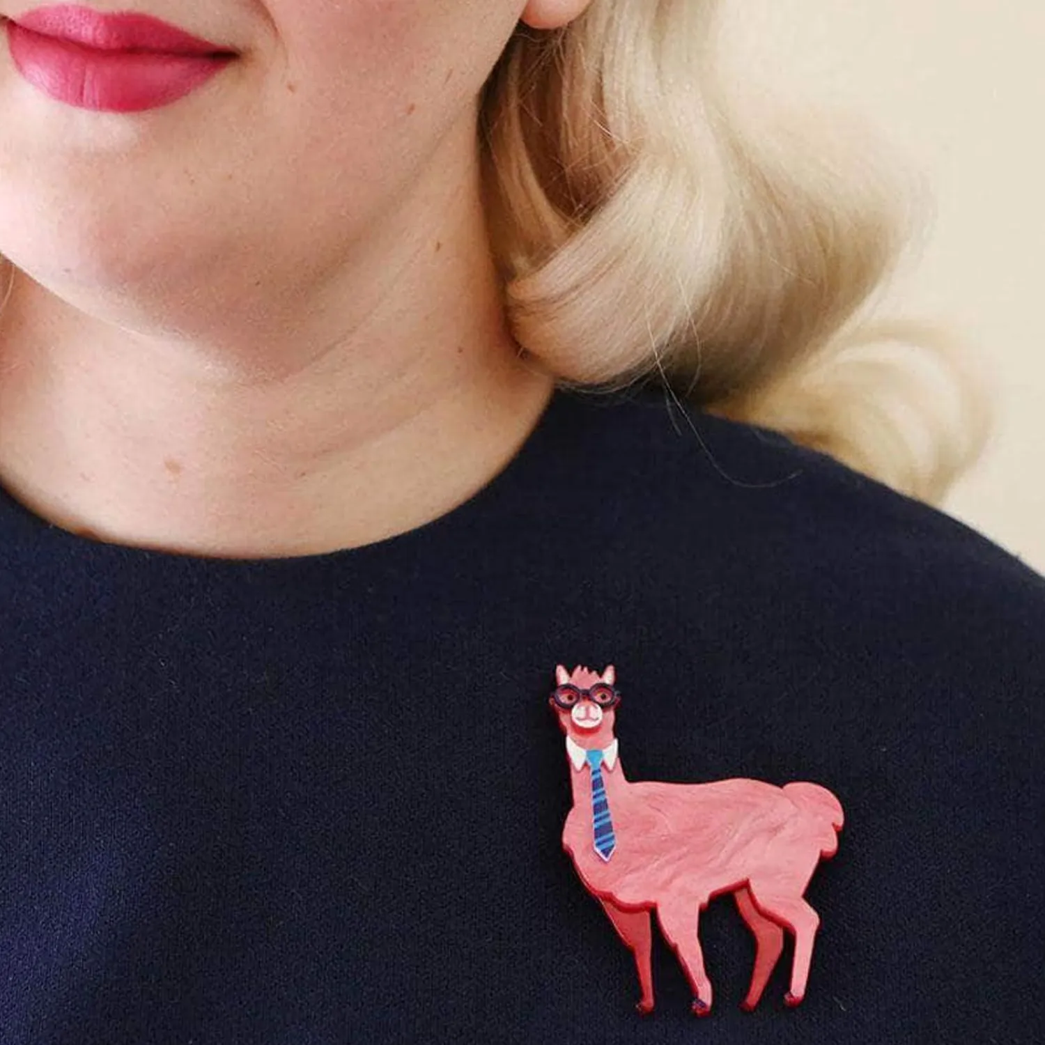 Alan The Alpaca Brooch^Erstwilder Sale