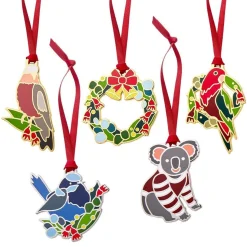 An Australian Christmas Ornament Pack - 5 Piece^Erstwilder Hot