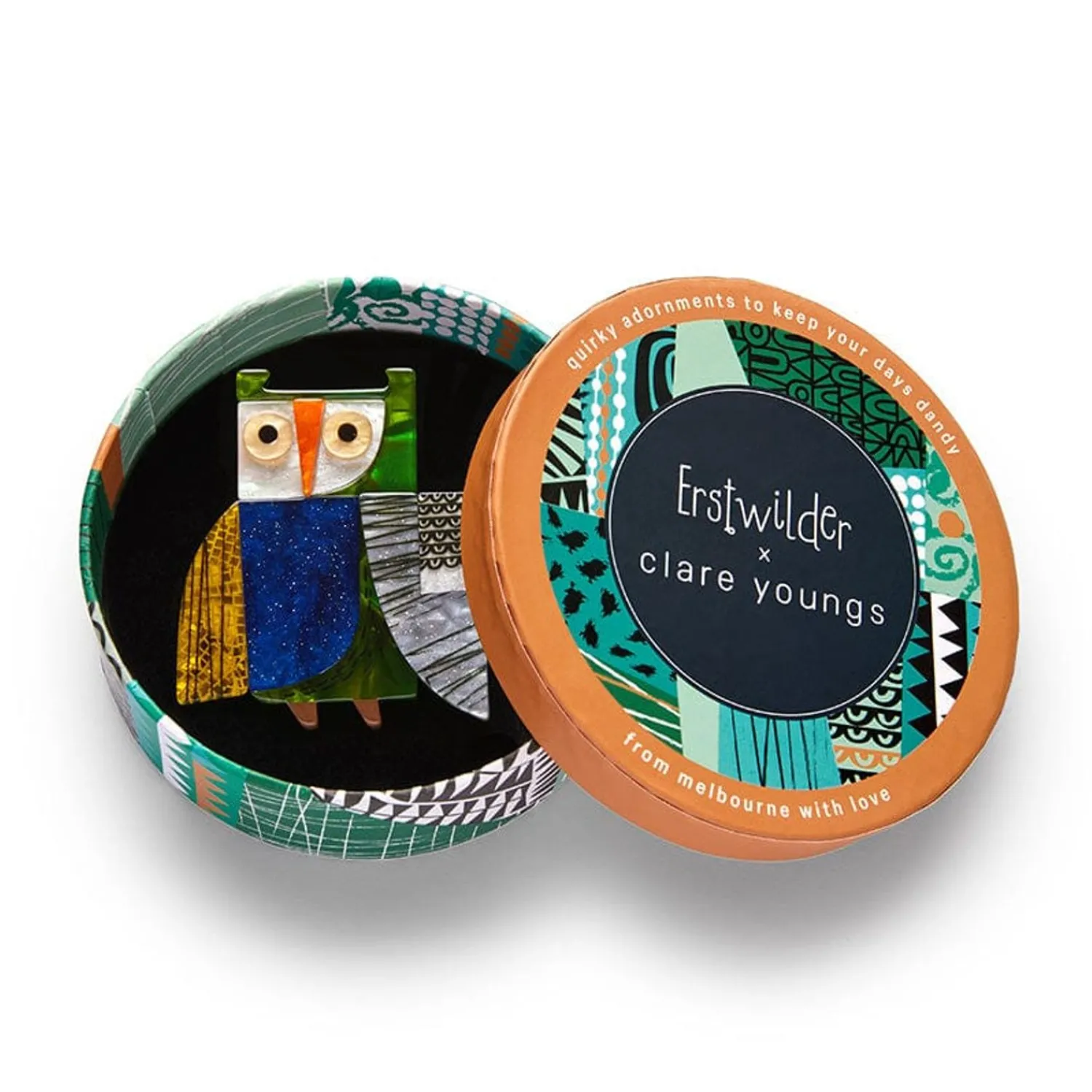 An Owl Named Hoot Brooch^Erstwilder