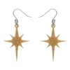 Atomic Star Glitter Drop Earring - Gold^Erstwilder Hot