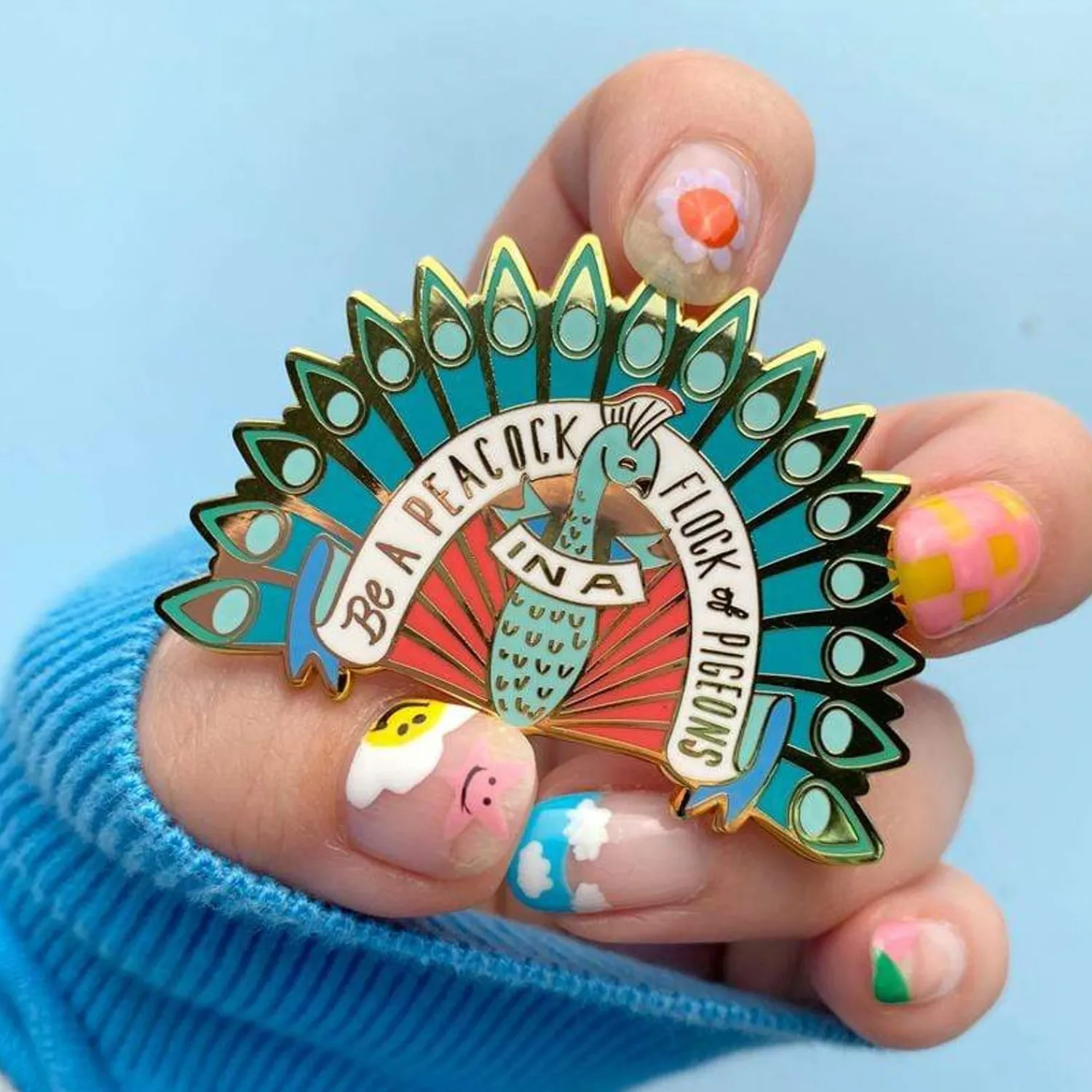 Be A Peacock Enamel Pin^Erstwilder Sale
