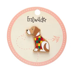Beatrice Beagle Enamel Pin^Erstwilder New