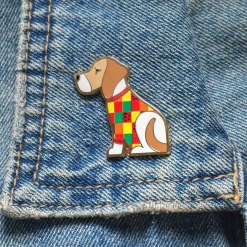 Beatrice Beagle Enamel Pin^Erstwilder New