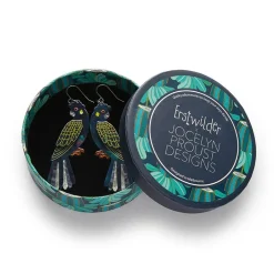 Bella The Black Cockatoo Drop Earrings^Erstwilder Sale