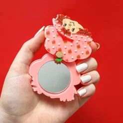 Big Adorable Strawberry Smile Mirror Compact^Erstwilder Clearance