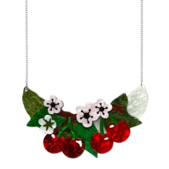 Blossoming Cherries Statement Necklace^Erstwilder Sale