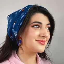 Blue Jay Way Head Scarf Navy^Erstwilder