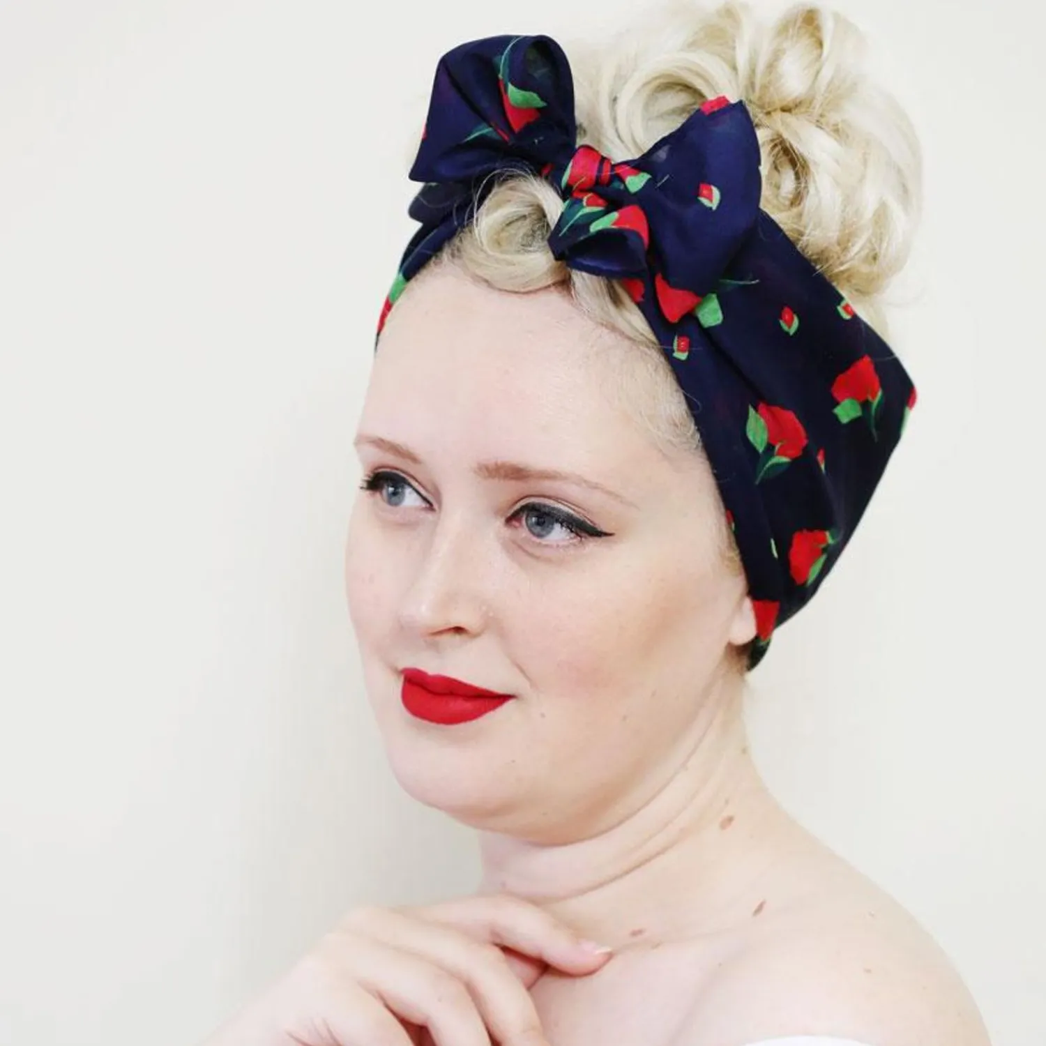 Budding Romance Rose Head Scarf^Erstwilder Discount