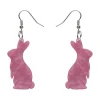 Bunny Ripple Resin Drop Earrings - Mauve^Erstwilder Best