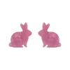 Bunny Ripple Resin Stud Earrings - Mauve^Erstwilder Outlet