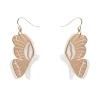 Butterfly Textured Resin Drop Earrings - White^Erstwilder Hot
