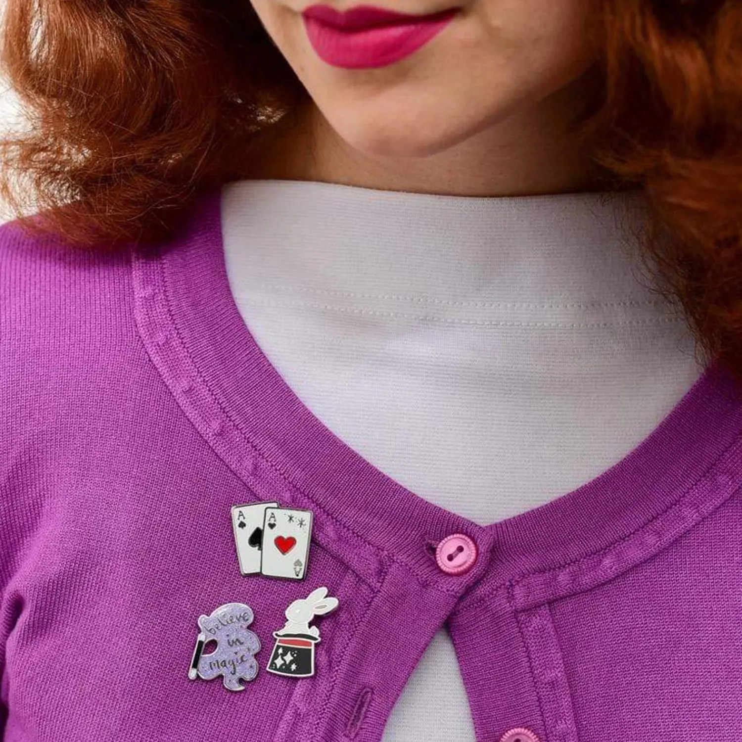 Card Trick Enamel Pin^Erstwilder Hot