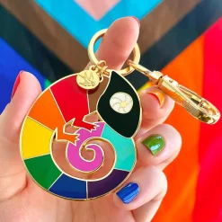 Carmel'S Colourful Chameleon Enamel Key Ring^Erstwilder Discount