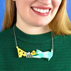 Cat And Mouse Necklace^Erstwilder Clearance