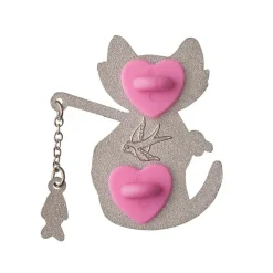 Cat Got Your Tongue Enamel Pin^Erstwilder Clearance