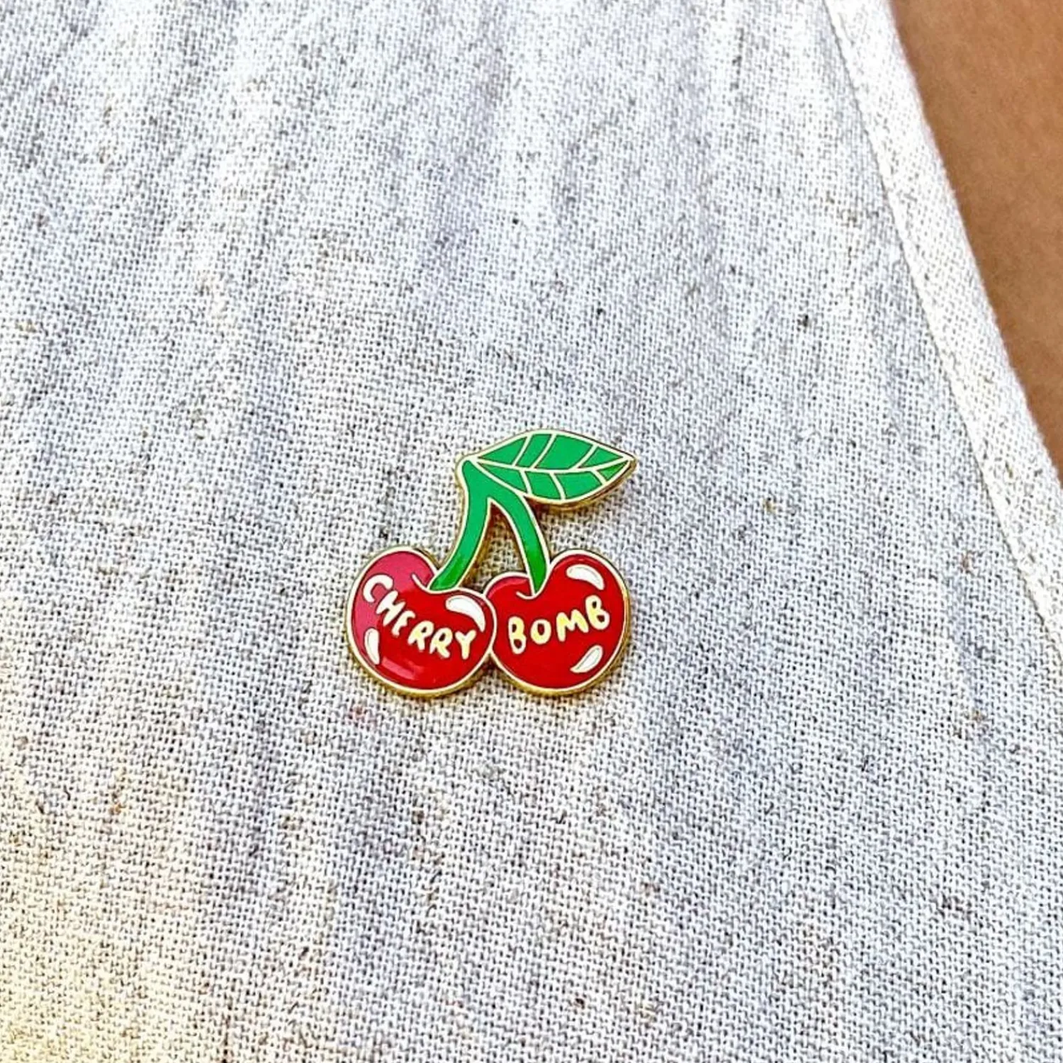 Cherry Bomb Enamel Pin^Erstwilder Best