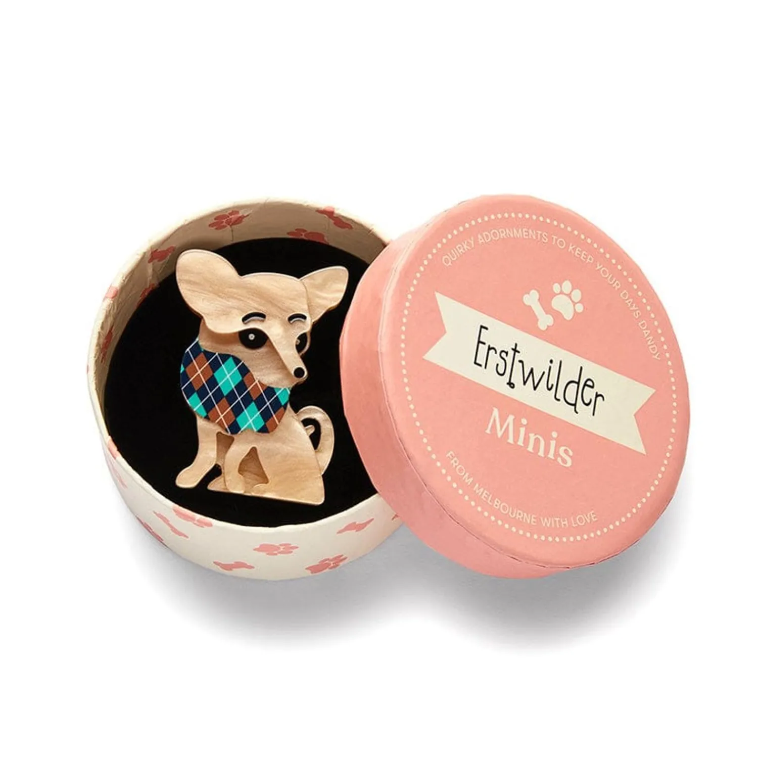 Chi Chi Chihuahua Mini Brooch^Erstwilder Best
