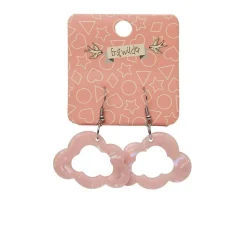 Cloud Solid Glitter Resin Drop Earrings - Pink^Erstwilder Hot