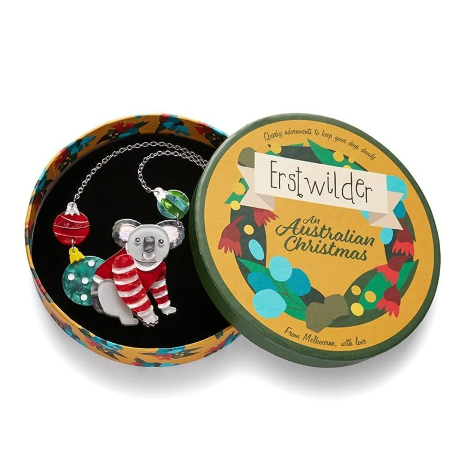 Comfy Christmas Koala Necklace^Erstwilder Sale