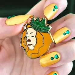 Cowardly Lion Enamel Pin^Erstwilder Outlet