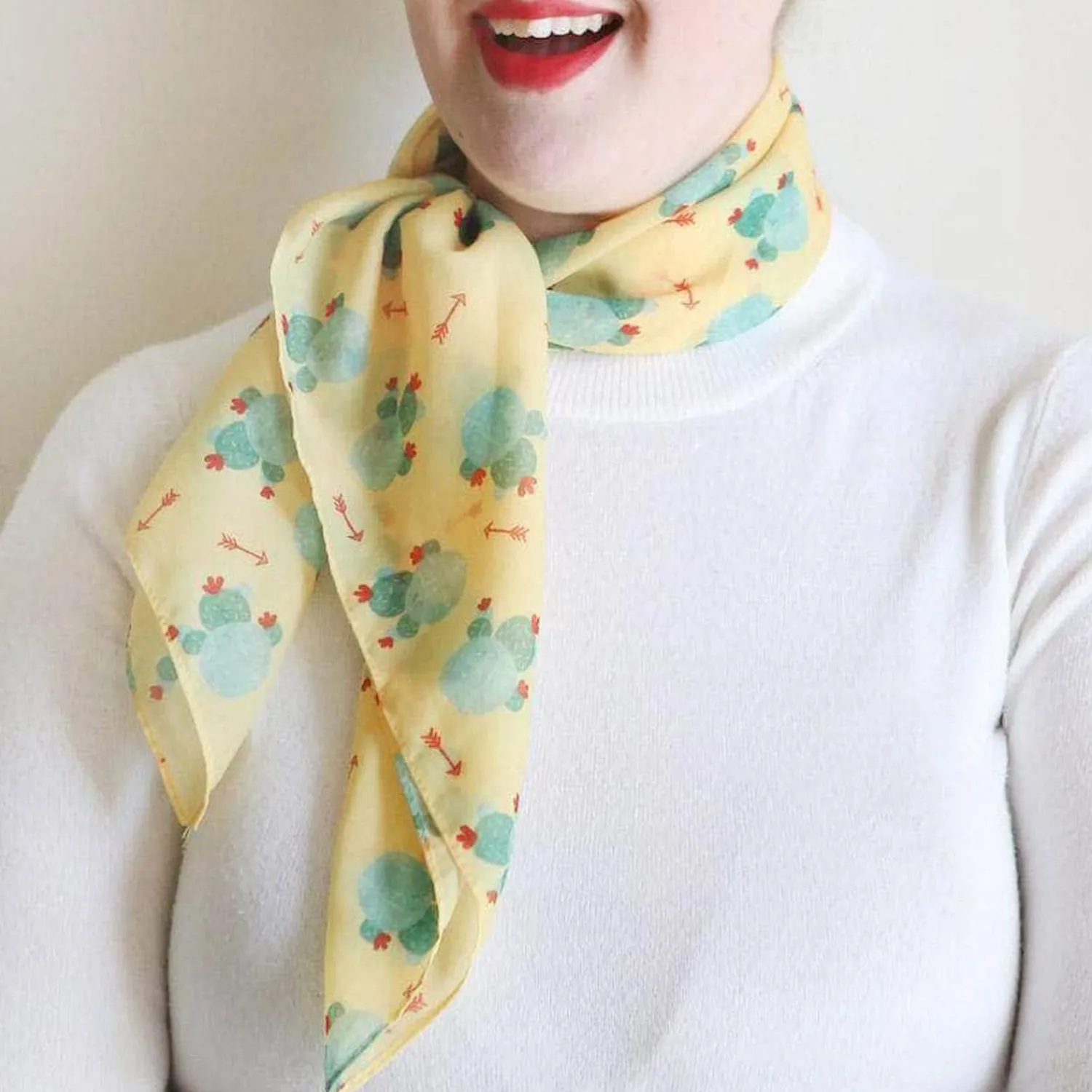 Cuddly Cactus Head Scarf^Erstwilder Hot