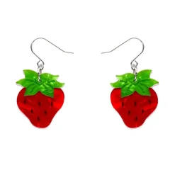 Darling Strawberry Drop Earrings^Erstwilder Outlet
