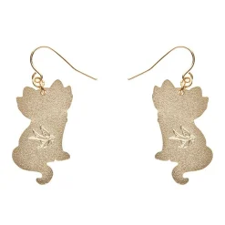 Elissa The Rainbow Cat Enamel Drop Earrings^Erstwilder Outlet