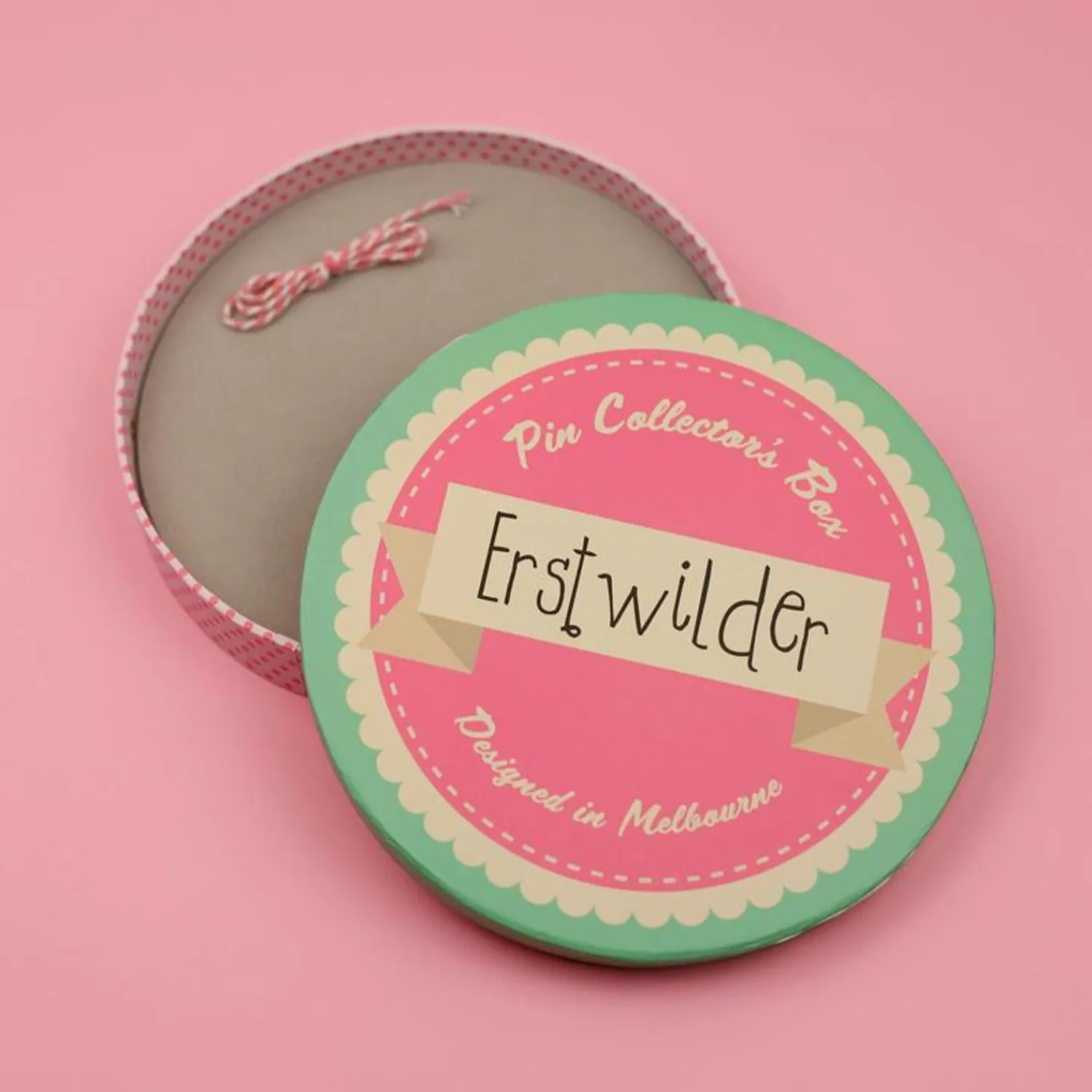 Enamel Pin Collectors Box (Grey)^Erstwilder New