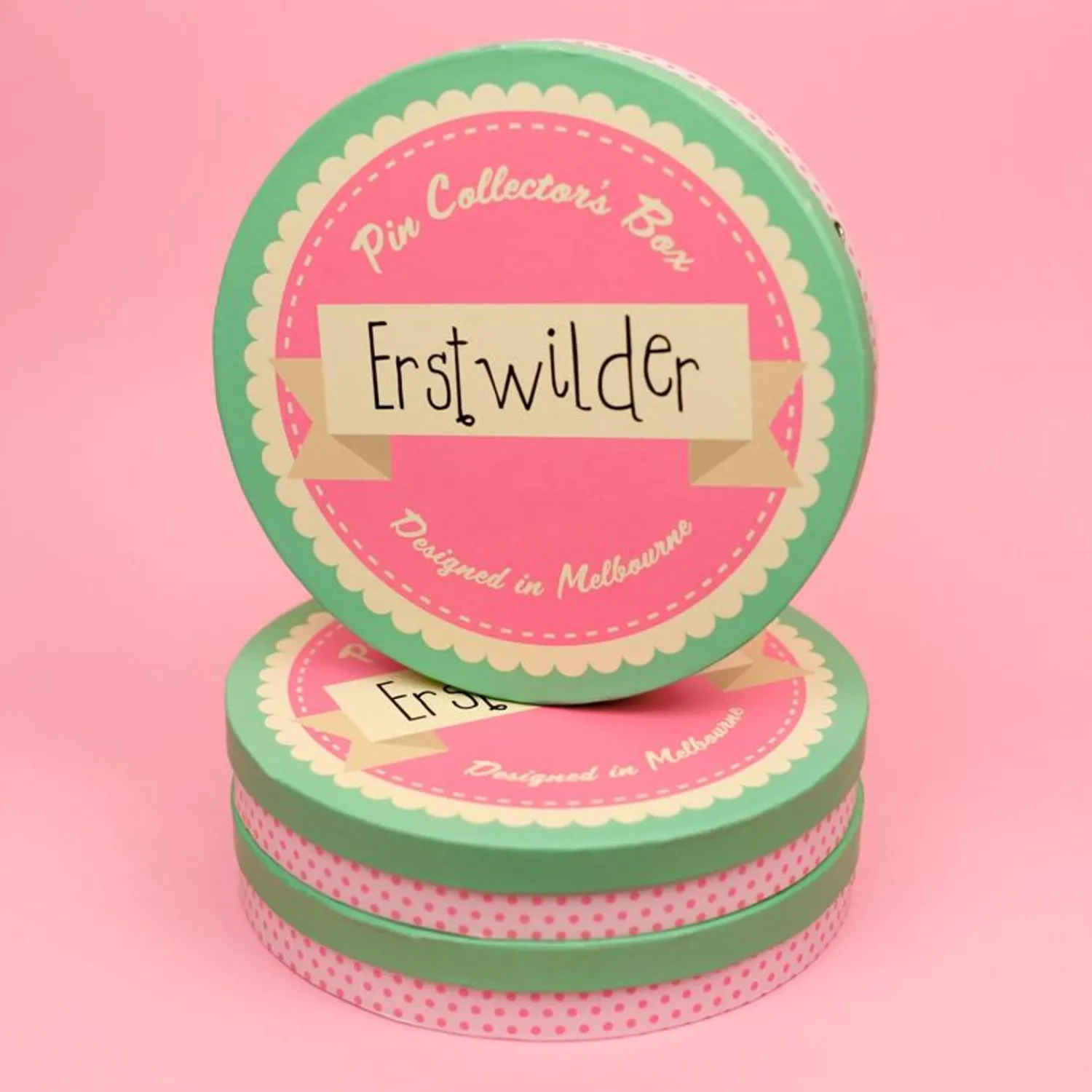 Enamel Pin Collectors Box (Pink)^Erstwilder Hot
