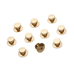 Enamel Pin Metal Locking Clasp 10-Pack - Gold^Erstwilder Sale